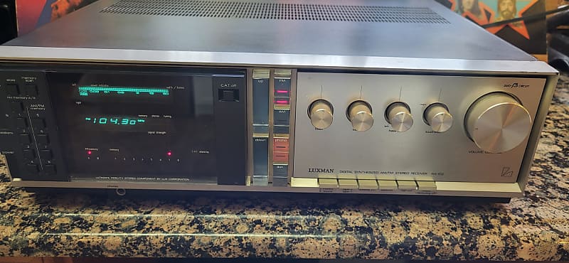 Luxman RX-102 Vintage High-End Stereo Receiver, Performs perfectly but Motorized face is inoperable image 1
