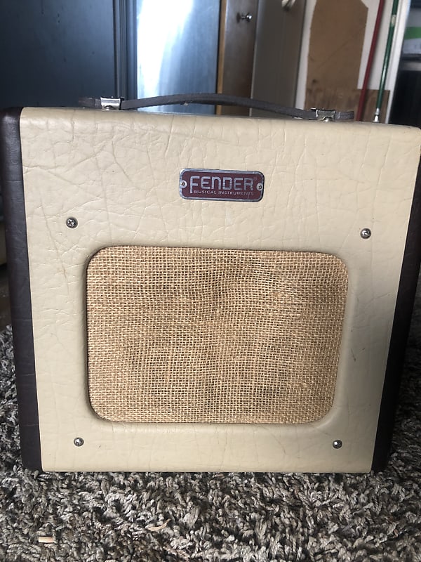 Fender Champion 600 5-Watt 1x6" Guitar Combo 2007 - 2012 - Two-Tone Blonde / Brown upgraded tubes and front grill material image 1