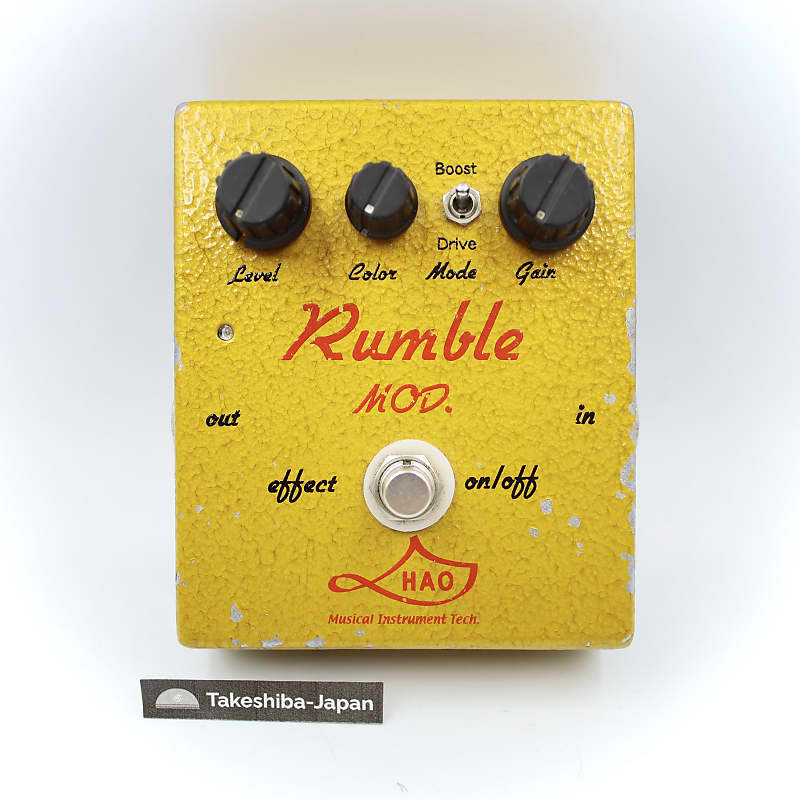 ギター HAO rumble ods rumble mod  rumble HAO Rumble Mod. Overdrive Guitar Effect Pedal 0608RMOD1779