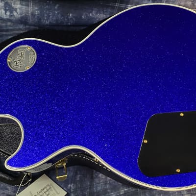 NEW ! 2024 Gibson Special Order Custom Shop Les Paul Custom Dealer Select - Dark Blue Sparkle - Authorized Dealer - 10.45 lbs - G03843 image 10