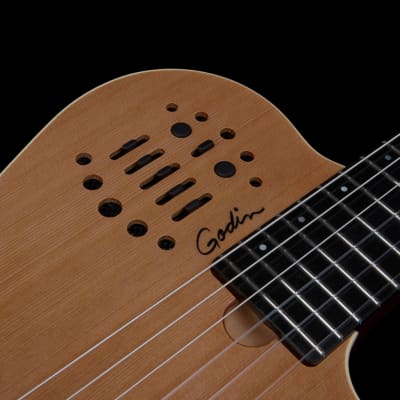 Godin 032167 ACS Slim Nylon   Synth Access - 2-Voice Natural SG Classical Guitar MADE In CANADA image 7