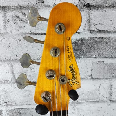 Fender Custom Shop 1961 Jazz Bass Heavy Relic, 3A Rosewood Fingerboard, 3-Color Sunburst image 5