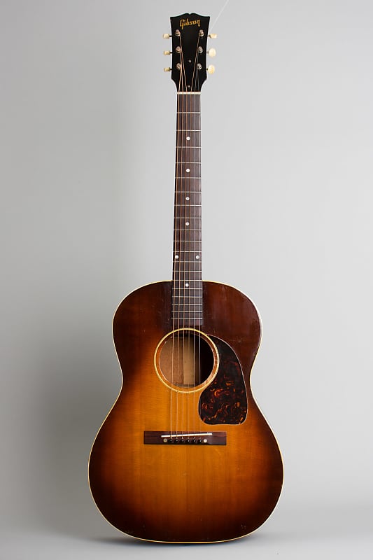 Gibson LG-2 Flat Top Acoustic Guitar (1948), original black chipboard case.