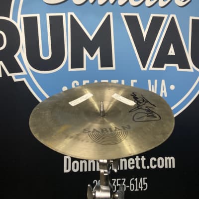 Sabian Carmine Appice, 12" Carmine Appice Signature Series Chinese Cymbal C, Bent (#4) Autographed!! - Natural image 1