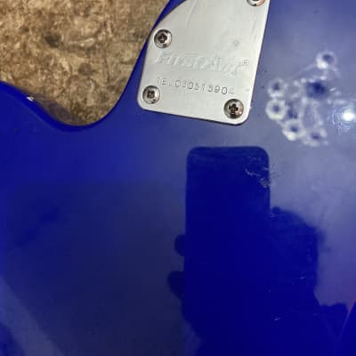 First Act  Overtone - Blue Electric Guitar rare image 7