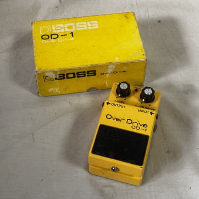 Boss OD-1 Over Drive 1981 NEC C4558C chip | Reverb