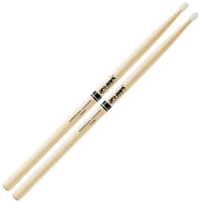Pro-Mark TX2BN Hickory 2B Nylon Tip Drumsticks Drum Sticks ProMark image 1