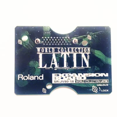 ROLAND JV80-18 LATIN World Collection Expansion Board For JV XP Series  Synthesizer.
