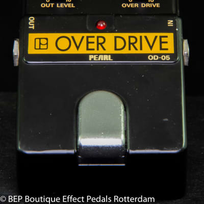 Pearl OD-05 Overdrive mid 80's  s/n 500802 Japan with two JRC4558 chips imagen 8