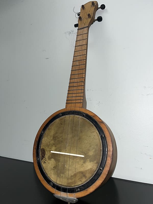 Banjolele Banjo Ukulele Uke Hybrid 1950s - Natural | Reverb