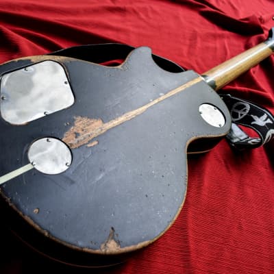 Gibson Les Paul Neil Young "Old Black" Style Replica Relic W/ Case Heavy Aged From Dax&Co. W/ COA! image 5