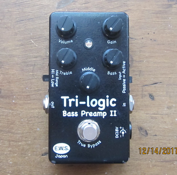 EWS TriLogic Bass Preamp II Black Matte / End of the Year Reverb