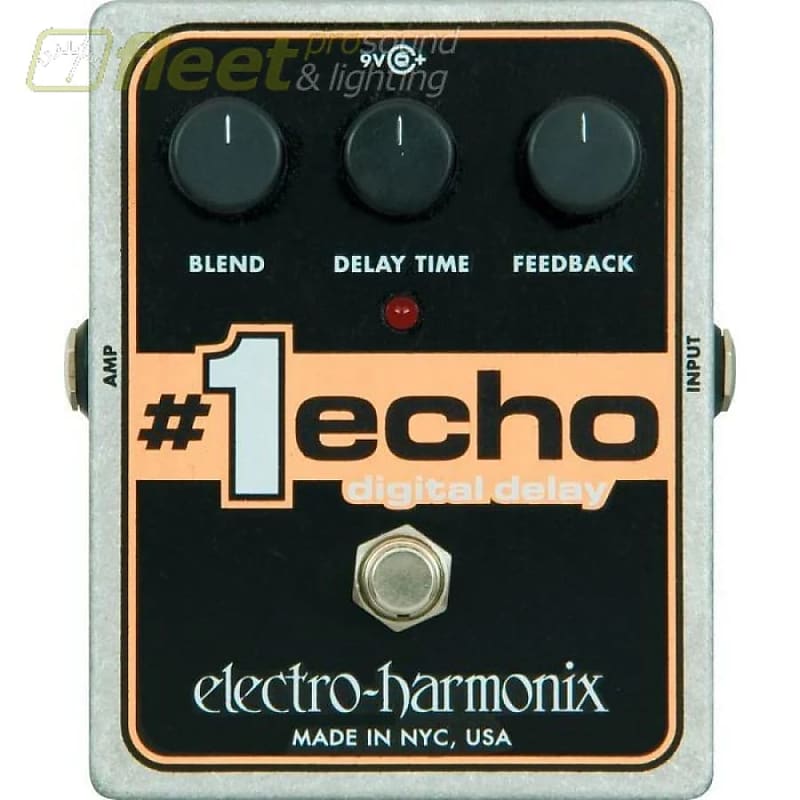 Electro-Harmonix #1 Echo Digital Delay 2007 - Present - Black / Orange image 1