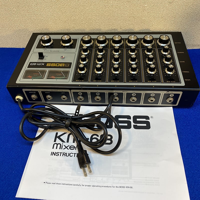 1979 Boss KM-6B- 6 Channel mixer with copy of manual | Reverb