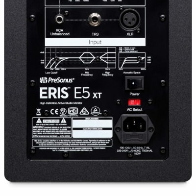 PreSonus Eris E5 XT 5.25" 70W 2-Way Active Studio Monitors w/ Wave Guide image 2