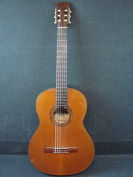 Vintage La Valenciana Solid Wood Classical Acoustic Guitar image 1