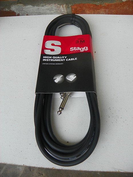 Stagg SGC3 1/4" TS Instrument Cable - 10' image 1