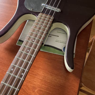 Danelectro Longhorn Bass Late ‘90s - Metallic Purple image 11