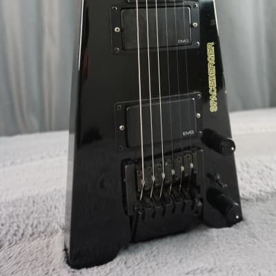 Mavis Spaceberger - Black Headless Electric Guitar Japan 80s