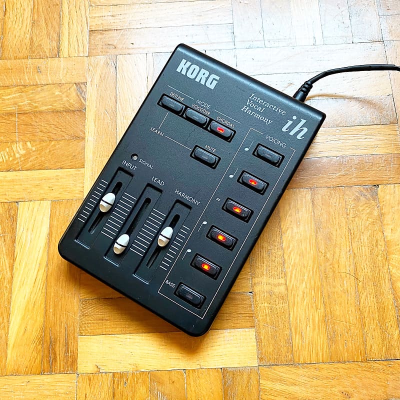 Korg IH Interactive Vocal Harmony (Canada,1995) - top vocoder & harmonizer  + power supply & gadgets!