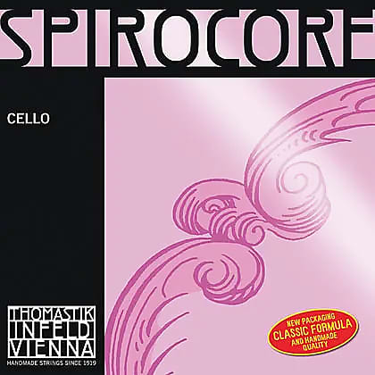 Thomastik-Infeld S778 Spirocore Chrome Wound Spiral Core 1/4 Cello String - C (Medium) image 1