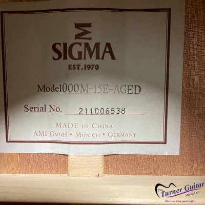 Sigma Aged Auditorium Acoustic/Electric - Distressed Satin image 7