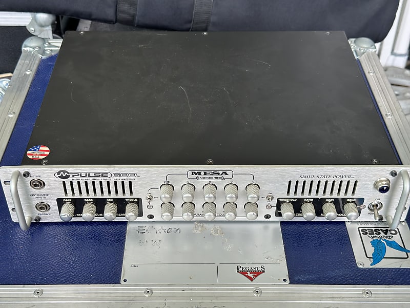 Mesa Boogie M-Pulse 600 Simul-State 600-Watt Bass Amp Head - 2019 - Silver