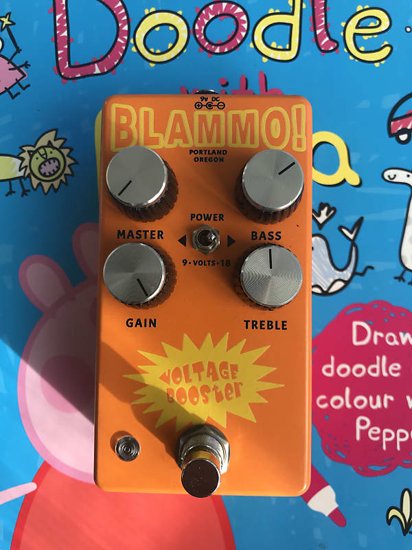 BLAMMO! Voltage Booster Orange | Reverb