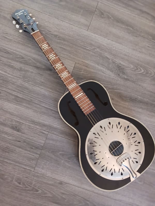 Recording King Resonator Parlor Guitar 2000s Black Reverb