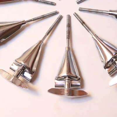 SET of 20 Slingerland Bass Drum Tension Rods & Claws - Late 1970s  /  INSPECTED & TESTED image 5