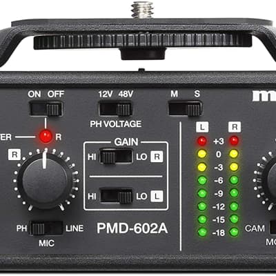 Marantz - PMD-602A - 2-channel DSLR Audio Interface - Black image 2