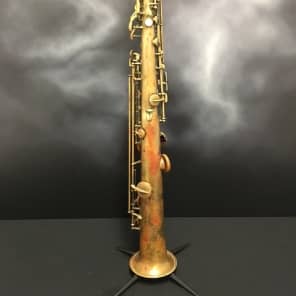 Buescher True-Tone (Low Pitch) Soprano Saxophone 1922-1923 | Reverb