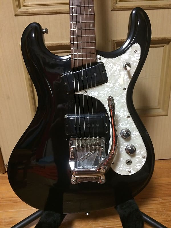 Zen-On Morales ZES-300 Mosrite 1968 Black | Reverb