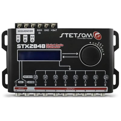 Stetsom STX2848 Equalizer / Crossover 2 Input Channels, 8 Output Channels w/ DSP image 2