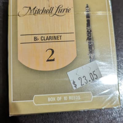 Rico Mitchell Lurie Bb Clarinet Reeds, Strength 2 - 10 PACK image 3