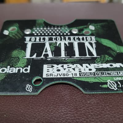 Roland SR-JV80-18 Latin Expansion Board 1990s - Green