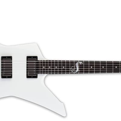 ESP LTD LSNAKEBYTESW James Hetfield Snakebyte Electric Guitar Snow White image 1