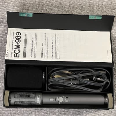 Sony ECM-989 M-S Stereo condenser microphone, early 1980's