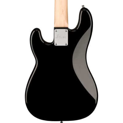 Squier Mini Precision Bass Laurel, White Pickguard Black image 2