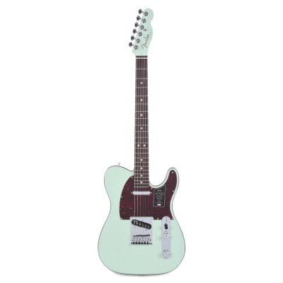 Fender American Ultra Luxe Telecaster Transparent Surf Green image 4