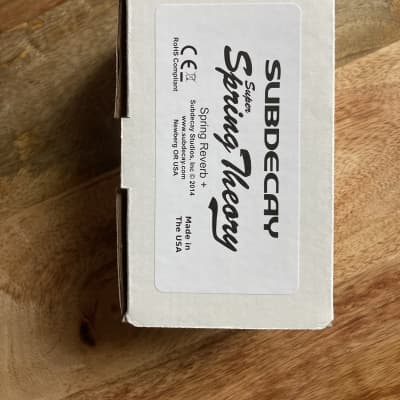 Reverb.com listing, price, conditions, and images for subdecay-spring-theory