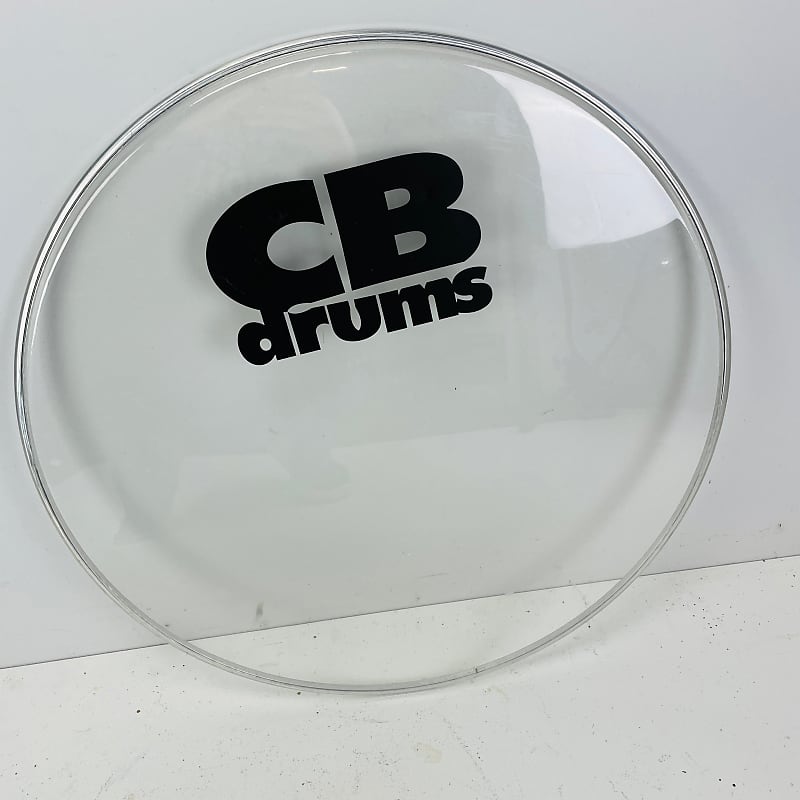 22" CB Drums Bass Drum Skin Clear Drum Head 1827 Reverb UK