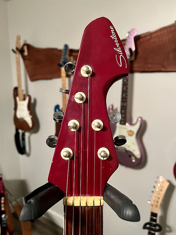 60's Silvertone Tiesco 1441 Vintage electric guitar ,3