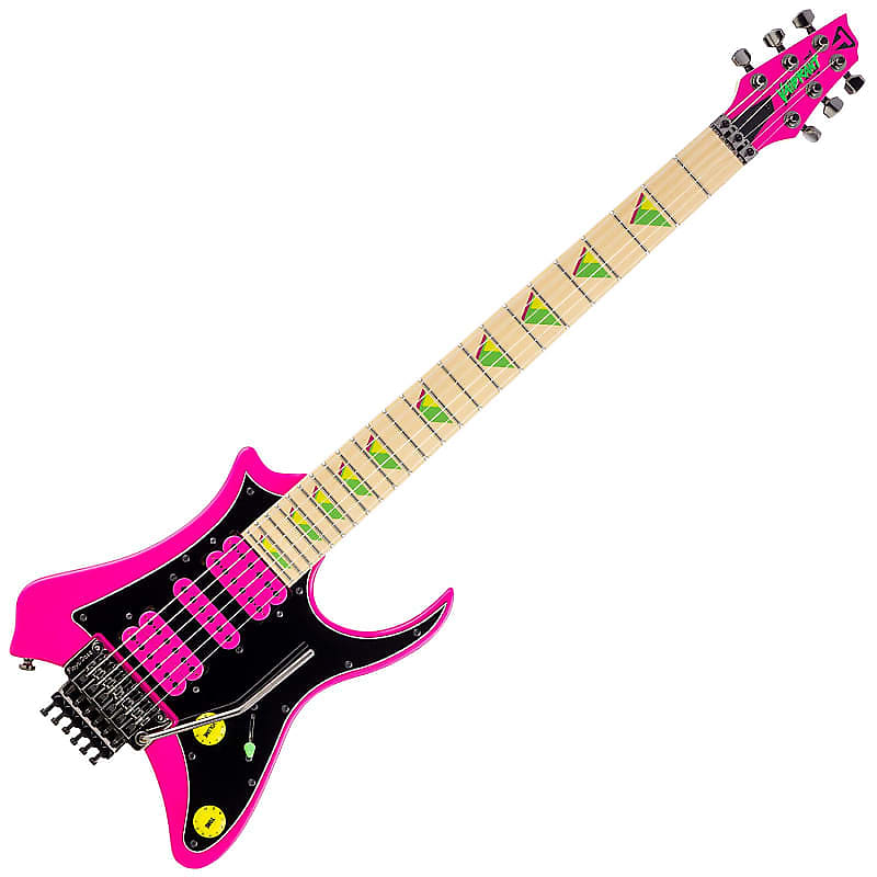 Traveler Guitar V88X Vaibrant Deluxe (Hot Pink) | Factory B-Stock image 1
