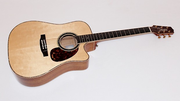 Takamine EF37 Specialty Shop Acoustic Electric Guitar w/ Case | Reverb