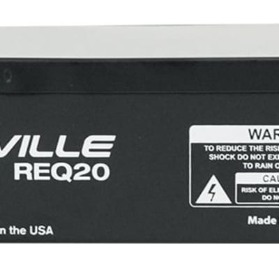 Rockville Audio REQ20 Dual 10 Band Home Theater Equalizer Graphic EQ w/VU Meters image 3
