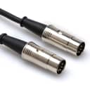 Hosa MID-515 Pro MIDI Cable, Serviceable 5-pin DIN to Same, 15 ft