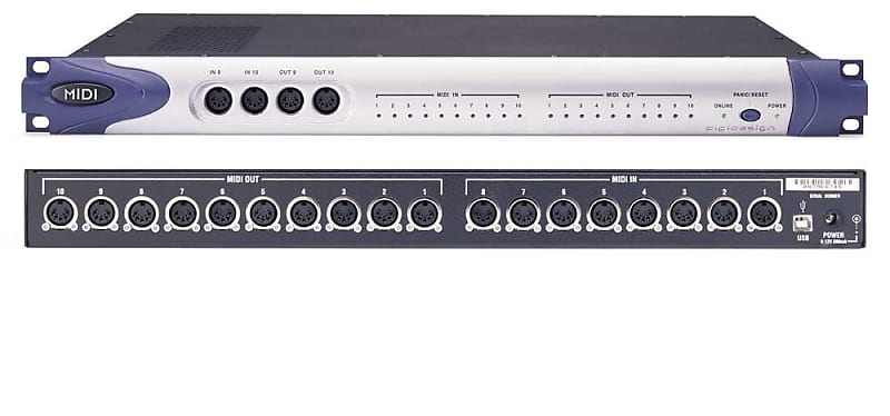 digidesign MIDI I/O MIDIインターフェース MH041 Digidesign MIDI I/O MH041 MIDI Interface | Reverb The
