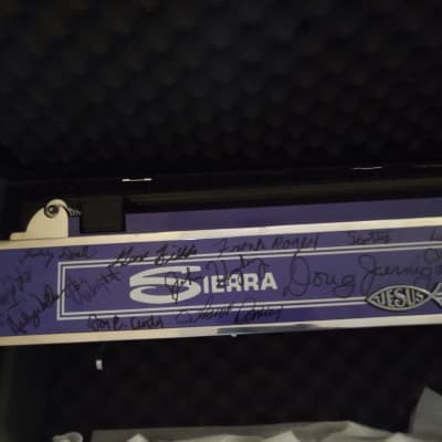 Sierra Session S-10 Pedal Steel Guitar  Signed By EVERYONE  1990s Blue/Purple image 8
