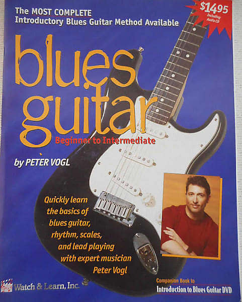 Watch & Learn Blues Guitar Beginner to Intermediate W/CD image 1